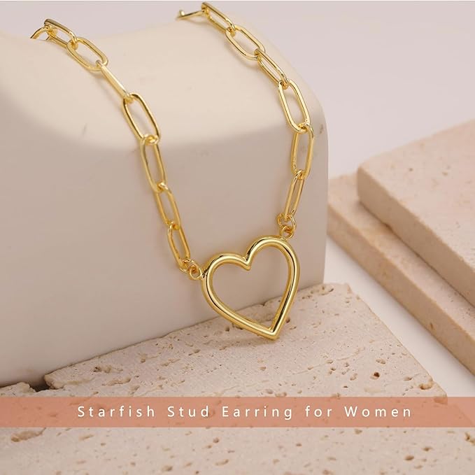 Halskette Gold - mit Herz