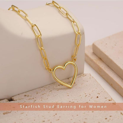 Halskette Gold - mit Herz