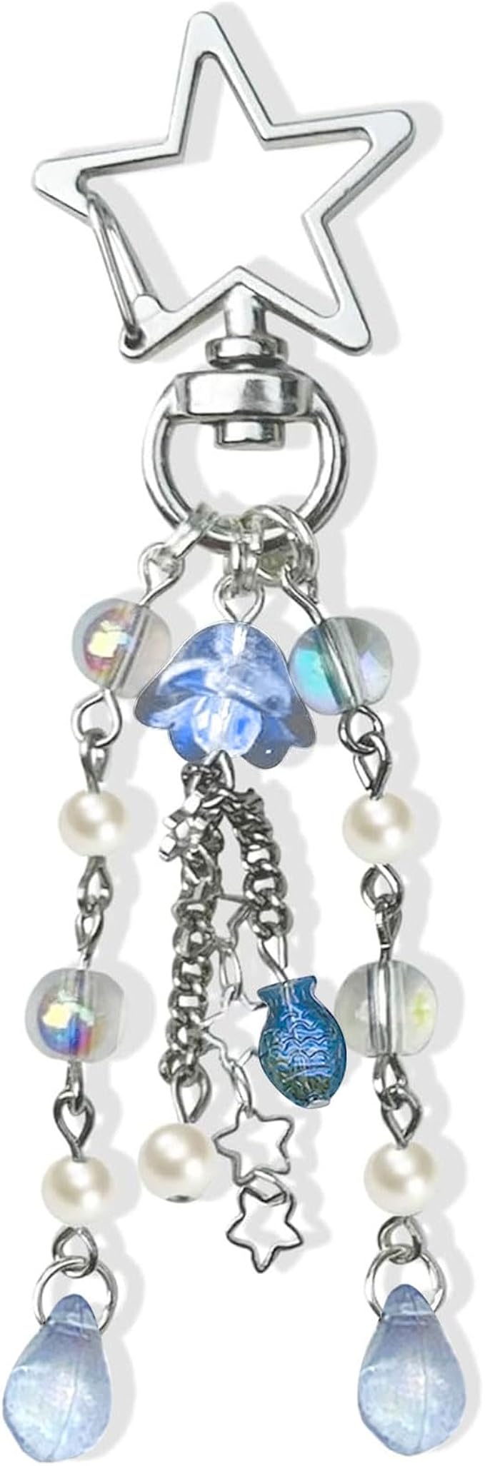 Anhänger Silber - Stern und Fisch Charms